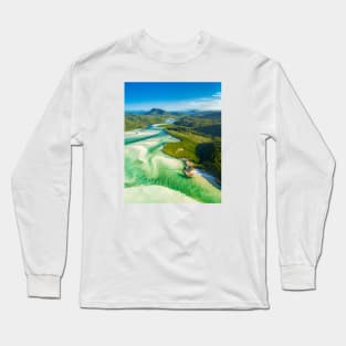 Hill Inlet Whitsundays, Queensland Long Sleeve T-Shirt